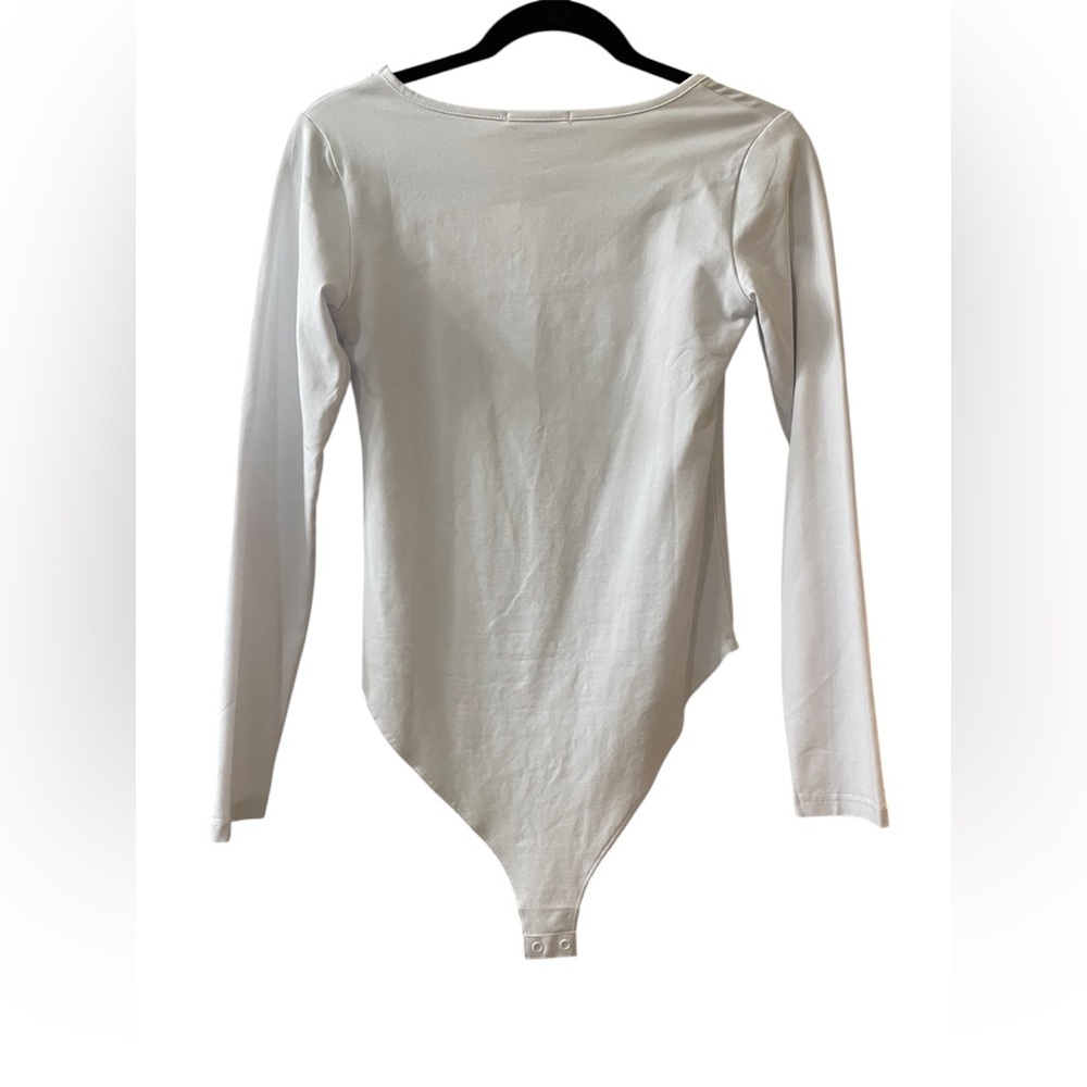 NWT Long Sleeve Square Neck Body Suit Small - Picture 5 of 6